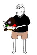 ack ar-15 brenton_tarrant concerned crying diaper full_body glasses gun poop shorts small_eyes subvariant:pissbaby subvariant:wholesome_soyjak variant:gapejak // 505x743 // 66.1KB