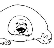 beard crawling earless forehead_wrinkles grab open_mouth stubble variant:guestjak // 655x574 // 14.5KB