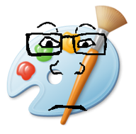 glasses looking_at_you ms_paint neutral paint paintbrush pallet series:>i_use_this_kek subvariant:neutralplier transparent_background variant:markiplier_soyjak // 224x221 // 47.3KB