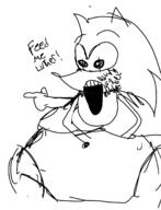 arm fat hand needlemouse open_mouth pointing sega sonic sonic_the_hedgehog soyjak stubble variant:unknown // 1154x1506 // 419.2KB