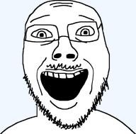 67 bald coal corny dust glasses happy kid meme smile stubble variant:sixtyseven // 945x932 // 67.0KB