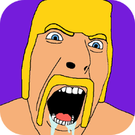app app_store barbarian barbarian_(clash_of_clans) blue_eyes clash_of_clans gaming google_play mobile_game mobile_games mouth_open mustache purple_background saliva strategy tongue troop variant:cobson videogame videogames yellow_hair // 672x672 // 64.4KB