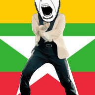 angry animated country dance flag gangnam_style glasses maynmar open_mouth soyjak stubble variant:cobson // 300x460 // 500.6KB