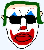 clown clown_nose glasses green_hair gypsy_crusader joker_(2019) joker_(dc) mexicaryan neonazi paul_miller subvariant:pol_face sunglasses transparent_background variant:chudjak // 1156x1296 // 17.6KB