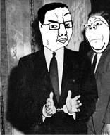 arrest arrested chud confused eyebrow_raise francis_parker_yockey handcuffs looking_to_the_left politics subvariant:wholesome_soyjak third_position third_positionism variant:chudjak variant:gapejak yockeyism // 1021x1257 // 1.1MB