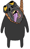 ack ack! admin gray_skin grey_skin hanging no_glasses noose soot soot_colors soyjak_party subvariant:brunetto tongue_out transparent_background variant:bernd // 544x876 // 20.2KB