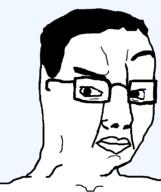 chud confused glasses hair template transparent_background variant:chudjak // 645x770 // 15.2KB