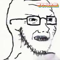 animated concerned glasses gritting_teeth music sound soyjak stubble variant:soyak video wombo_ai // 256x256, 20.5s // 1.7MB