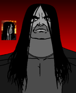 angry black_hair clothes gray_skin hatred_(game) leather_trenchcoat long_hair not_important red_background trenchcoat variant:chudjak // 710x870 // 40.6KB