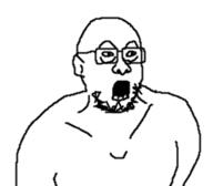 asian buff glasses open_mouth shocked stubble // 255x223 // 7.6KB