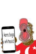 bloodshot_eyes brown_skin country crying flag flag:turkiye holding_object holding_phone islam kara_boga phone soyjak turkiye variant:unknown // 302x451 // 86.2KB