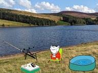 Groundbait chair commoncarp fish fishing pond reservoir rod sitting variant:impish_soyak_ears // 2000x1500 // 2.2MB