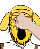 glasses hand janny punch soyjak stubble variant:a24_slowburn_soyjak white_skin // 1280x1552 // 287.9KB