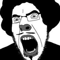 BiggityBiggityBoo afro clothes mustache nigger variant:cobson white_skin // 721x720 // 17.7KB