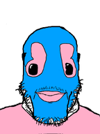 black_eyes black_outlines bug funny gem goofy head mouth no_hair not_colored_properly pink_lips pink_sclera pink_shirt shine_on_eyes subvariant:carbjak variant:markiplier_soyjak // 600x800 // 93.3KB