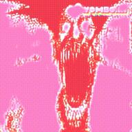 animated hair nightmare_fuel open_mouth pink schizo soyjak subvariant:schizojak text variant:markiplier_soyjak wombo_ai // 256x256 // 1.2MB