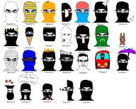 'p Warrior-Z(user) alphabet ancient_structure bee black_skin car chicken_factory_('o) crown egg eraser flower glasses gore jartycuck kkk learning_alphabets_with_Warrior-Z long_nose orange orange_(fruit) paper_hat plant praying squirrel squirreljak subvariant:chudjak_front thumbs_up umbrella variant:chudjak vase white // 2500x2000 // 628.7KB