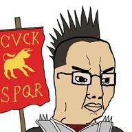 bull caesar's_legion clothes cuck fallout fallout_new_vegas glasses mohawk variant:chudjak white_skin // 680x680 // 210.6KB