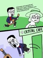 comic crying crystal_cafe guitar irritated roy_orbison singing subvariant:gapejak_female text variant:chudjak variant:gapejak // 1500x2000 // 343.8KB
