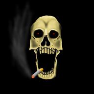 cigarette skeleton skull variant:markiplier_soyjak // 1400x1400 // 325.0KB