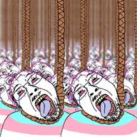 ack bloodshot_eyes crowd crying flag:transgender_pride_flag glasses multiple_soyjaks open_mouth rope soyjak stubble suicide tongue tranny ttd variant:bernd // 1024x1024 // 1.2MB