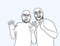 2soyjaks arm ear glasses hand mustache soyjak stubble variant:unknown // 1080x835 // 20.2KB