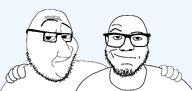 beard friendship glasses looking_at_you series:trios_&_duos smirk smug stubble variant:redditjak variant:smugjak // 2015x955 // 48.4KB