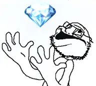 beard blue_gem bright bugs_bunny gem gemmy glasses looney_tunes mammy meme open_mouth traced variant:unknown white_background white_skin // 553x498 // 61.2KB