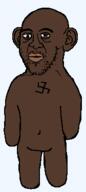 black_skin ear full_body george_floyd series:saint_floyd soyjak stubble subvariant:floydjak swastika variant:soyak // 168x376 // 9.7KB