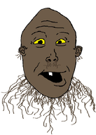 admin brown_skin dumb ear one_tooth pinhead root root_(user) subvariant:vlodgar transparent_background variant:vlodson yellow_eyes yellow_sclera // 475x667 // 14.7KB