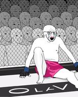 bloodshot_eyes boxers crying glasses open_mouth stubble variant:soyak wojak wrestling // 800x1000 // 781.6KB