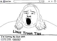 2soyjaks anthony_young blue_hair glasses linus_tech_tips open_mouth soyjak star_of_david tranny variant:chudjak variant:gapejak variant:unknown youtube // 1032x760 // 168.1KB