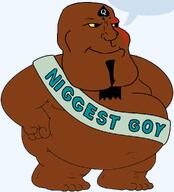 Warrior-Z(user) biggest_boy biggest_goy brown chris_griffin family_guy fat niggest_boy niggest_goy shitskin // 870x960 // 56.1KB