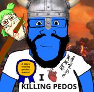 4chan anime blood burning calm dead death hair raid subvariant:science_lover variant:markiplier_soyjak yotsoyba // 800x789 // 417.6KB