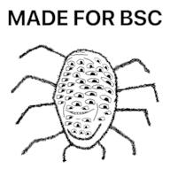 animal bsc bug closed_mouth leg multiple_eyes no_body smile soyjak spider stubble subvariant:wholesome_soyjak text variant:gapejak // 1314x1307 // 209.5KB