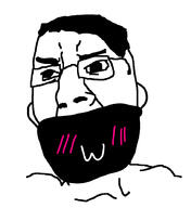 angry glasses hair mask merge uwu variant:chudjak variant:cobson // 814x888 // 96.5KB