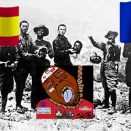 3soyjaks animated brown_troonjak dance erika_furudo_(namefag) flag flag:france flag:morocco flag:nazi_germany flag:spain france gangnam_style hanging irl_background morocco soyjak spain star_of_david tranny variant:bernd variant:cobson // 1152x648 // 3.1MB