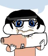 blue_eyes brimmiest_comments_section☣️☣️☣️_do_not_enter☣️☣️☣️ eating glasses holding_bottle holding_object soy soylent soytan_haters_are_white speech_bubble variant:soytan // 462x538 // 18.3KB