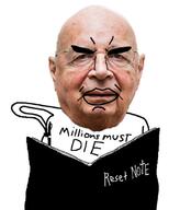 angry arm book closed_mouth death_note ear glasses great_reset hand holding_book holding_object klaus_schwab millions_must_die pen soyjak subvariant:pol_face text variant:chudjak // 615x680 // 207.4KB