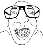 glasses looking_at_you no_beard soyjak template variant:israeli_soyjak // 584x666 // 112.1KB