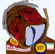 9a0c admin admin_6 admin_abuse african_american award big_lips black_skin blood blood_from_eyes cuck distorted flag:minor_attracted_person gray_hair hanging janny map_(pedophile) meta:namefags pedophile rope shitskin tinted_glasses transparent_background variant:bernd wide_nose // 855x849 // 837.6KB