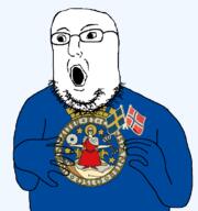 animal arm county flag flag:norway flag:oslo flag:sweden glasses hair hand holding_object lion norway norwegian_text open_mouth oslo soyjak star stubble text transparent_background variant:norwegian // 723x770 // 163.9KB