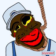 deformed hanging jartycuck meta:tagme name_tag rope slopjak soysneed_(nameroach_tranny) soysneed_(user) subvariant:jartycuck variant:chudjak // 1200x1200 // 84.5KB