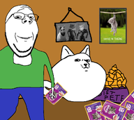 animal beard bowl cat cat_ear cat_food eyes giga gigachad glasses grey_skin greyscale hang hang_in_there hanging nas:gigachad nose pet picture stubble subnas:gigacat subvariant:impcat subvariant:impish_meowjak subvariant:massjak subvariant:massmeowjak subvariant:wholesome_soyjak tail variant:gapejak variant:impish_soyak_ears whiskas whisker // 1001x900 // 451.9KB