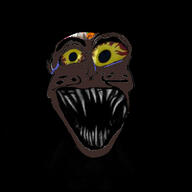 alternate ao_oni bloodshot_eyes edit gimp_(photo_manipulation_program) jartycuck kuro_oni nigger open_mouth subvariant:jartycuck teeth variant:chudjak // 512x512 // 81.0KB