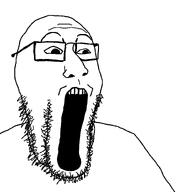glasses large_mouth markiplier meta:tagme nuvariant open_mouth subvariant:paperplier variant:markiplier_soyjak // 1382x1456 // 43.1KB
