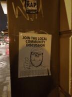 advertisement closed_mouth dithered glasses hand invite irl smile soyjak soyjak_party stubble text thumbs_up variant:a24_slowburn_soyjak // 3024x4032 // 3.6MB