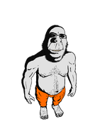 anatomy body_hair dark drawing evil fat fnac gem gray_skin muscles muscular_male obese ominous ominous_smile orange_pants perspective shadow subvariant:hornyson tooth variant:cobson white_eyes // 1200x1629 // 253.1KB
