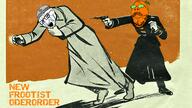 communism crying fnwo froot frootist_new_order holding_gun holding_object islam muslims new_frootist_order orange_skin pistol poster propaganda shooting soviet_union variant:soyak // 1920x1080 // 3.7MB