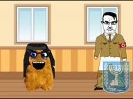 James_luther adolf_hitler alarm_clock arabic_text background bed bedroom call clothes coal dance dark_hair dark_skin fart flag:mexico floor gedagedigedagedago george_floyd glasses indian israel like mexico nazi_arm_band nigger nugget open_mouth photoshop pillow poop scatman_john shitskin skibidi_biden slop smile subvariant:unbotheredchud suit sunglasses swastika toilet uniform variant:chudjak variant:meximutt variant:soytan video white_skin windows // 640x480, 28.2s // 16.9MB